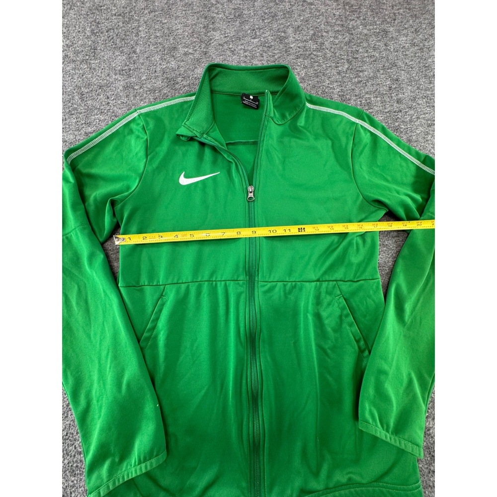 Nike Dri-FIT Green Full Zip Track Jacket Mens Small Training Top - Picture 7 of 11